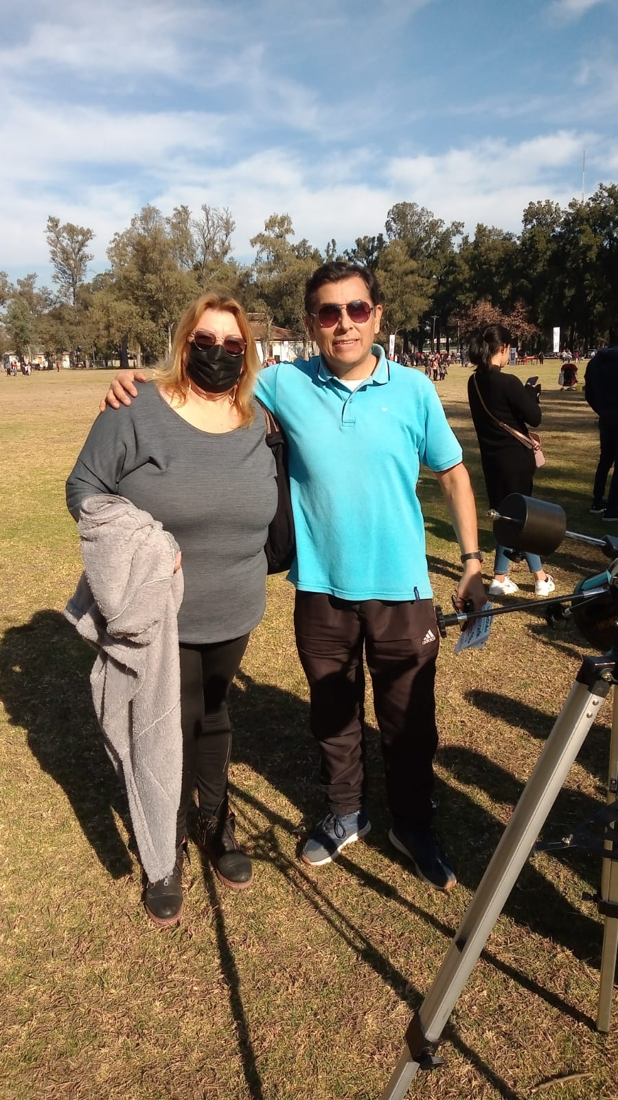 Teresa y Prof. Daniel Cabezas